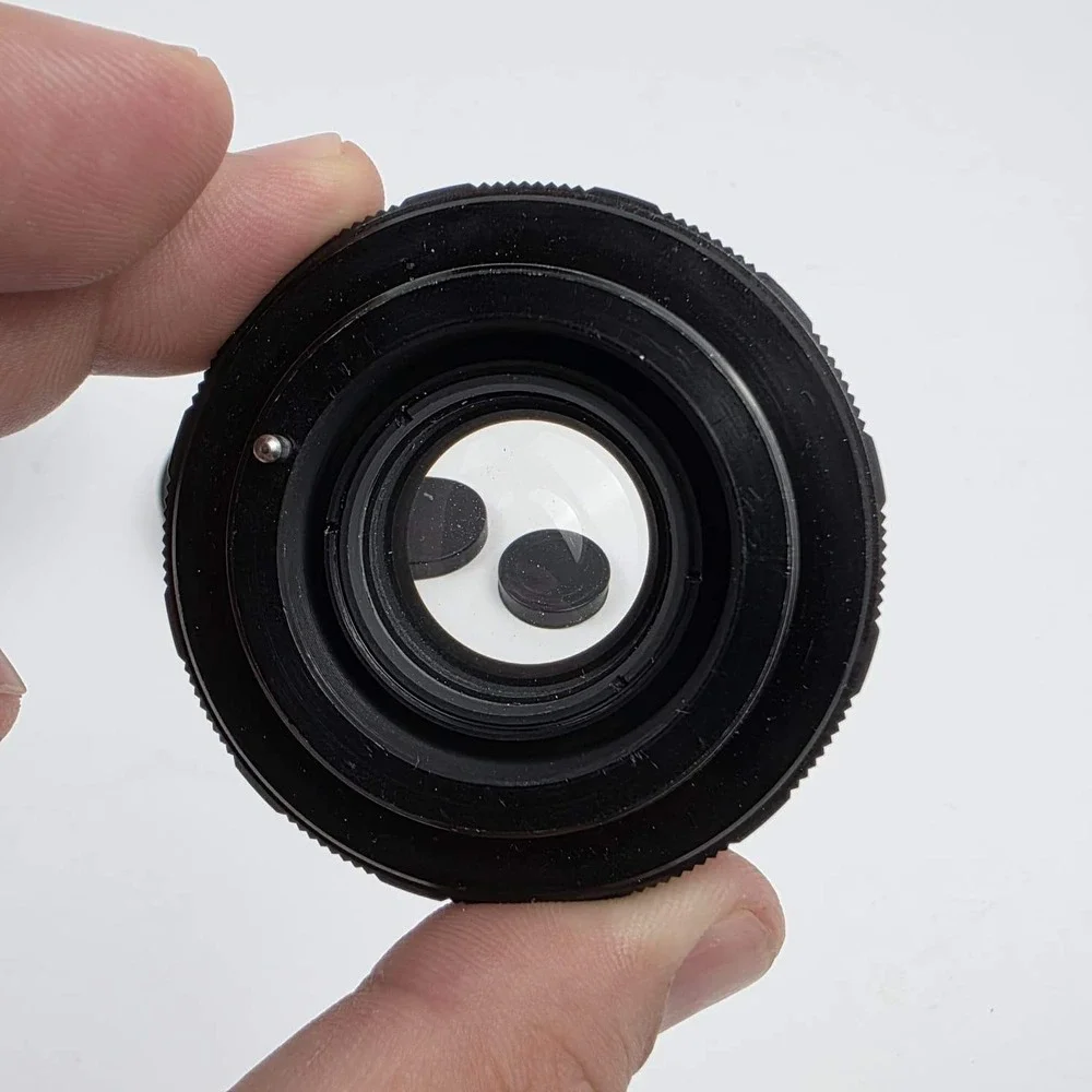 Vintage Automatic Lens Converter Japan with Leather Case and Caps Black